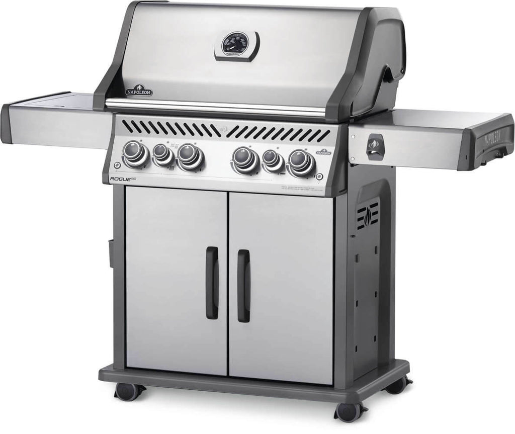 Rogue® SE 525 Propane Gas Grill with Infrared Rear and Side Burners, Stainless Steel
