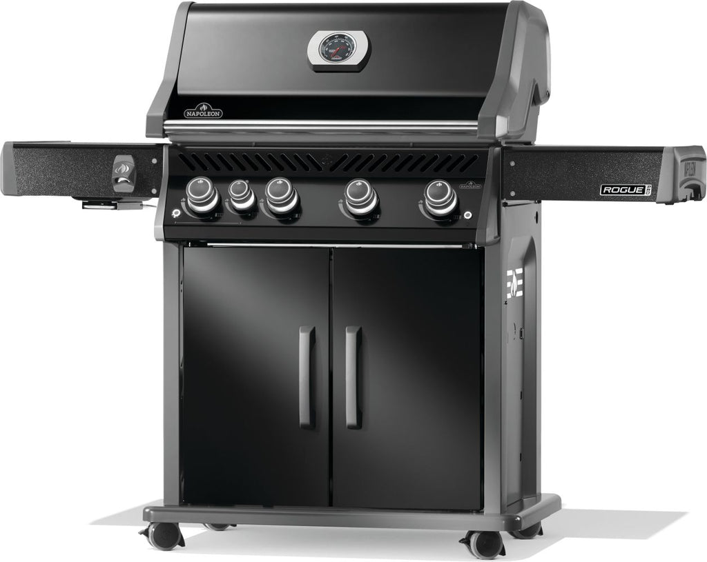 Rogue® PRO 525 Natural Gas Grill with Infrared Side Burner, Black