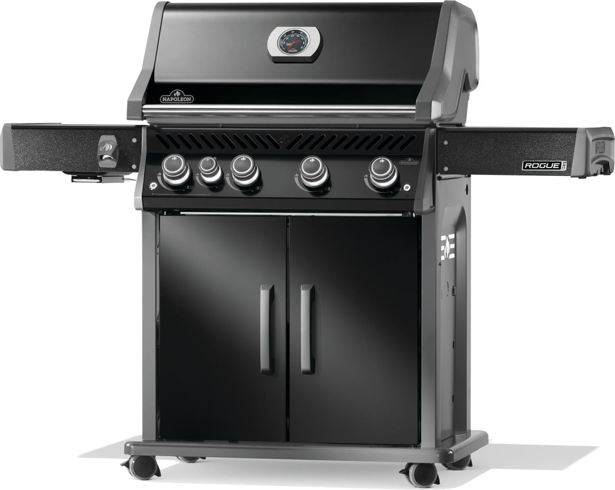 Rogue® PRO 525 Natural Gas Grill with Infrared Side Burner, Black