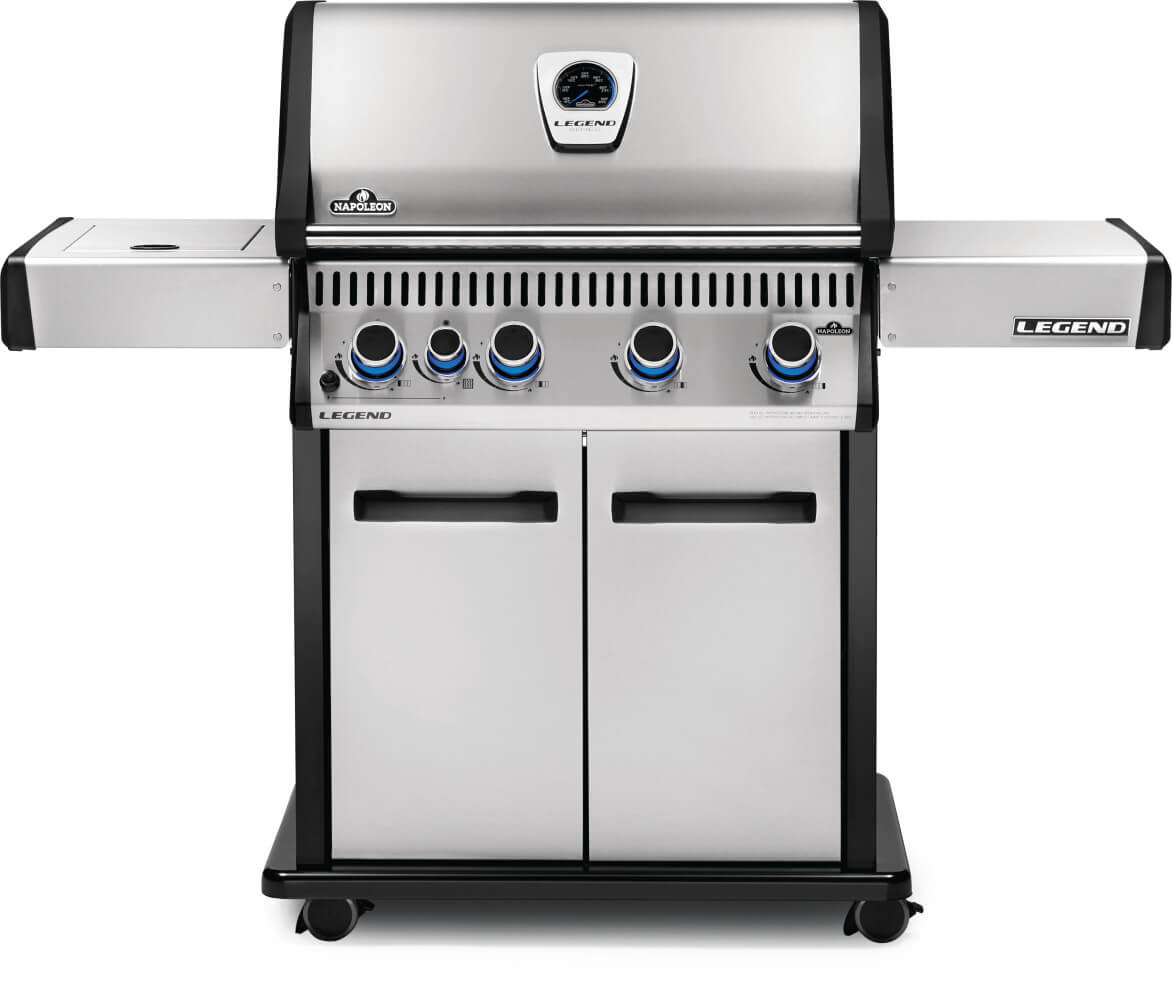 Legend LD4X Natural Gas Grill with Infrared Side Burner, Stainless Steel