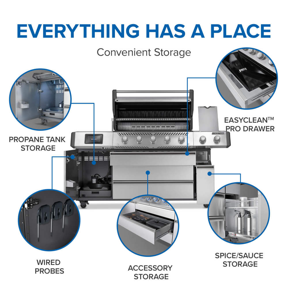 Prestige® PRO 665 Elite Natural Gas Grill with Smart Technology & Electric Smoker Box