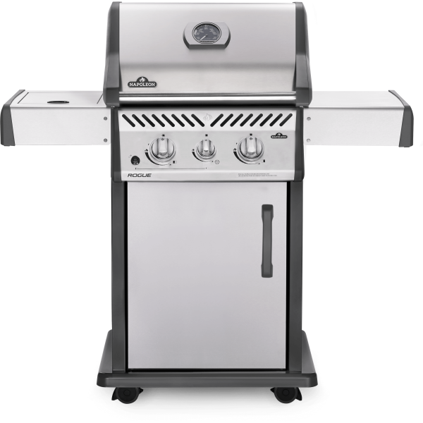 Rogue® 365 Propane Gas Grill with Range Side Burner, Stainless Steel