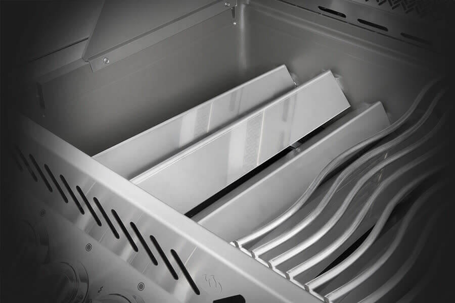 Built-in Prestige® 500 Propane Gas Grill Head with Infrared Rear Burner, Stainless Steel