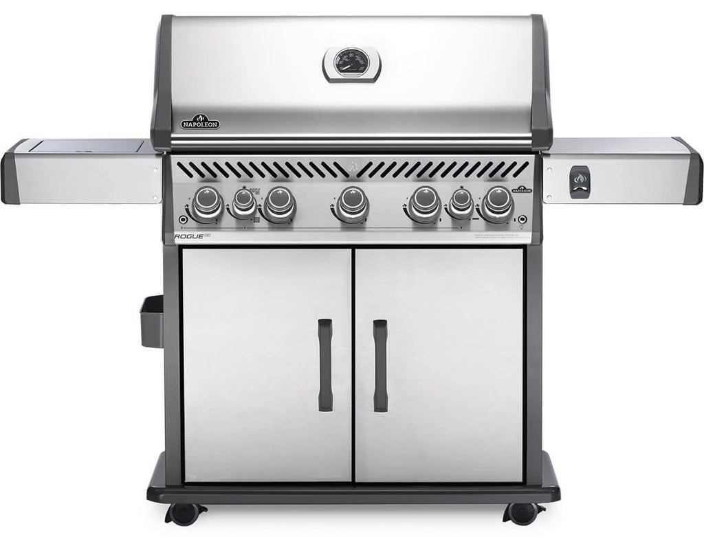 Rogue® SE 625 Natural Gas Grill with Infrared Rear and Side Burners, Stainless Steel