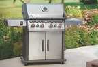 Rogue® PRO-S 625 Natural Gas Grill with Infrared Side and Rear Burners, Stainless Steel
