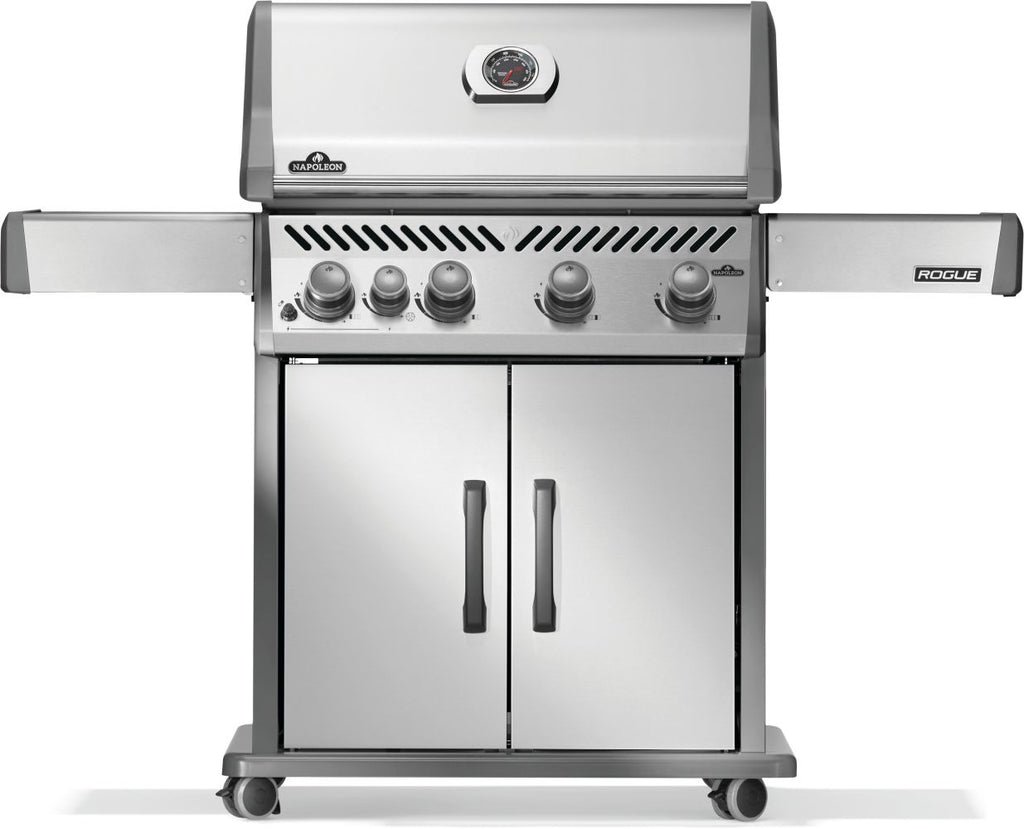 Rogue® 525 Natural Gas Grill with Range Side Burner, Stainless Steel