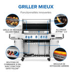 Prestige® 665 Connected, Propane Grill with Infrared Side and Rear Burner, Stainless Steel