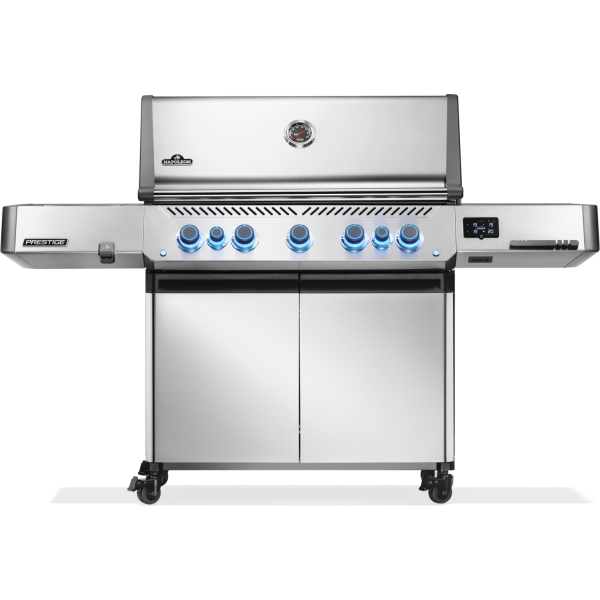 Prestige® 665 Connected, Natural Gas Grill with Infrared Side and Rear Burner, Stainless Steel