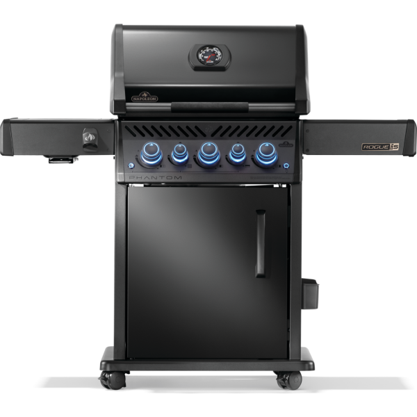 Phantom Rogue® PRO-S 425 Natural Gas Grill with Infrared Side and Rear Burners, Matte Black