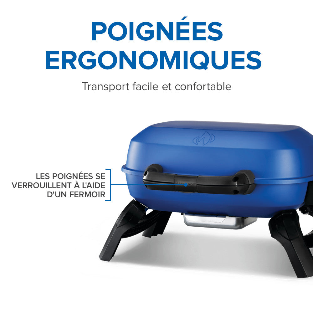 TravelQ™ 240 Portable Propane Gas Grill, Blue