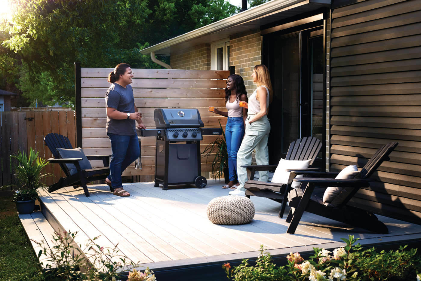 Rebel 3 Natural Gas Grill, Graphite Grey