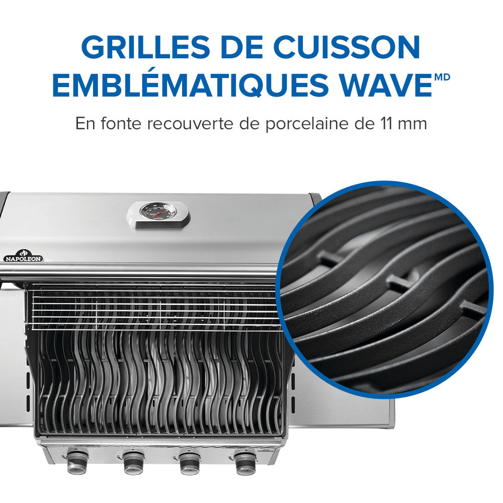 Rogue® 525 Propane Gas Grill, Stainless Steel