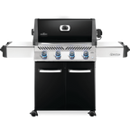 Prestige® 500 Propane Gas Grill with Infrared Side and Rear Burners, Black