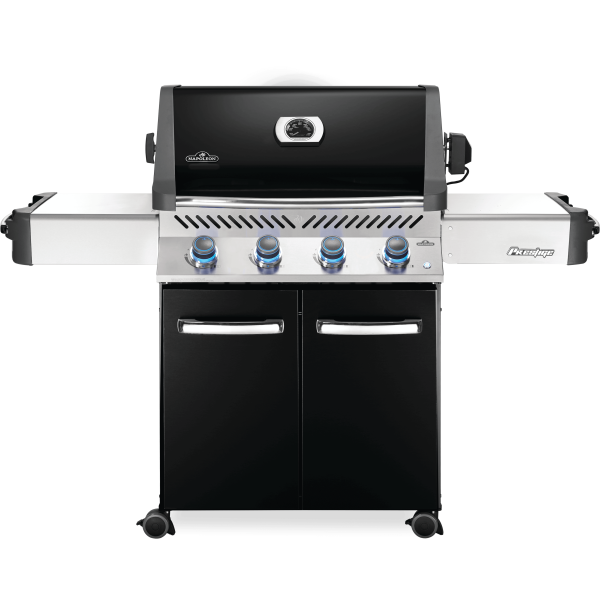Prestige® 500 Propane Gas Grill with Infrared Side and Rear Burners, Black