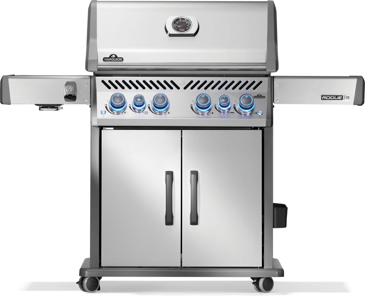 Rogue® PRO-S 525 Propane Gas Grill with Infrared Side and Rear Burners, Stainless Steel