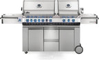 Prestige® PRO 825 Propane Gas Grill with Power Side Burner and Infrared Rear & Bottom Burners, Stainless Steel