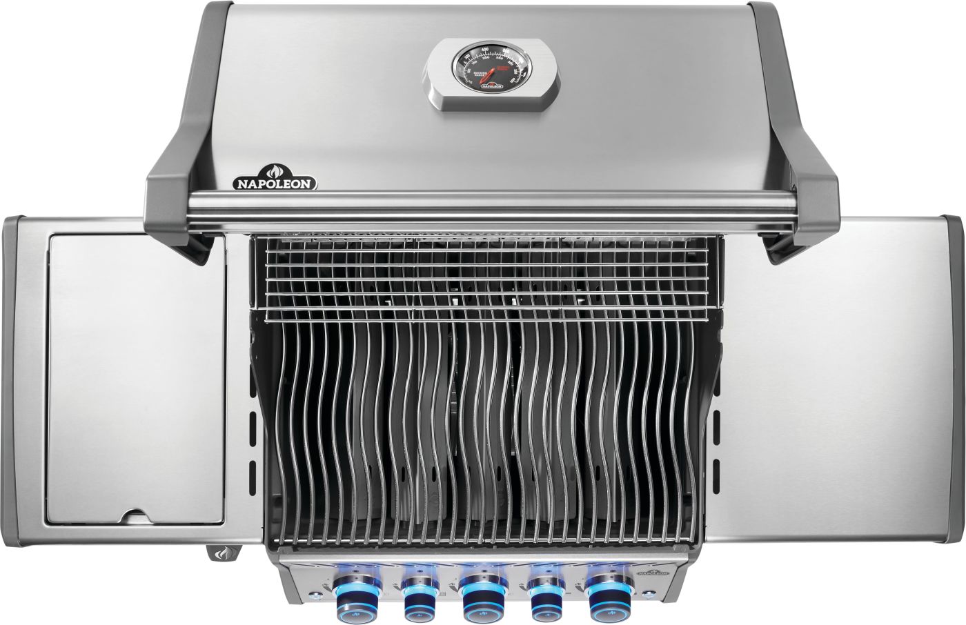 Rogue® PRO-S 425 Propane Gas Grill with Infrared Side and Rear Burners, Stainless Steel