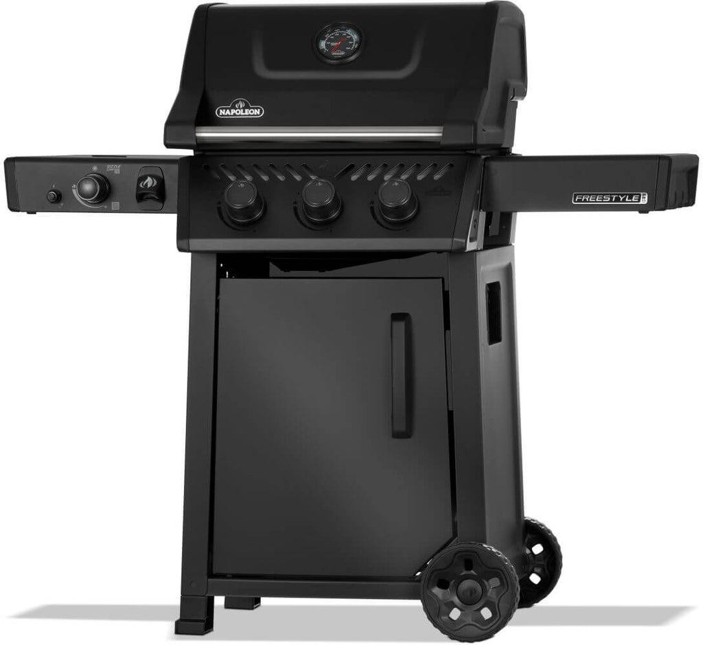 Freestyle™ PRO 365 Propane Gas Grill with Infrared Side Burner, Matte Black