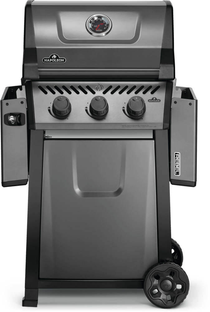 Rebel 3 Natural Gas Grill, Graphite Grey