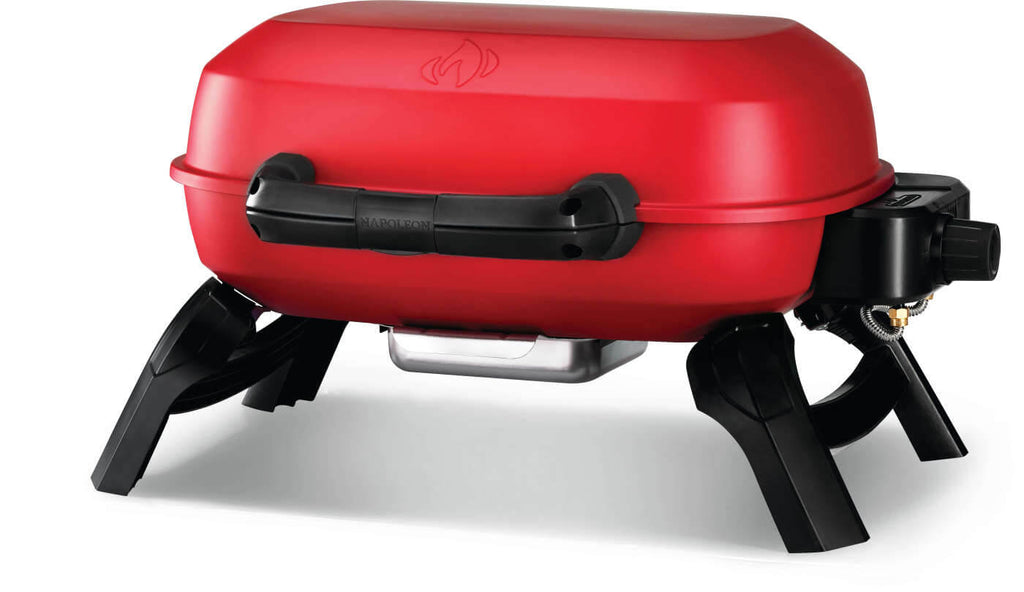 TravelQ™ 240 Portable Propane Gas Grill, Red