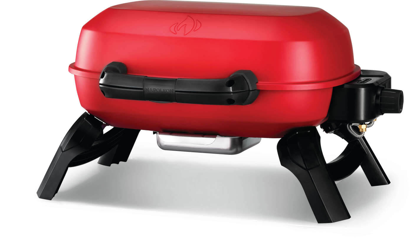 TravelQ™ 240 Portable Propane Gas Grill, Red
