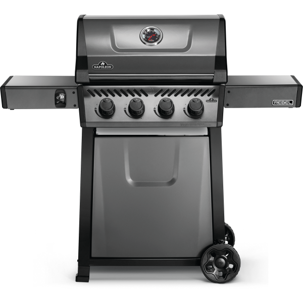 Rebel 4 Natural Gas Grill, Graphite Grey