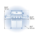 Prestige® 500 Natural Gas Grill, Stainless Steel
