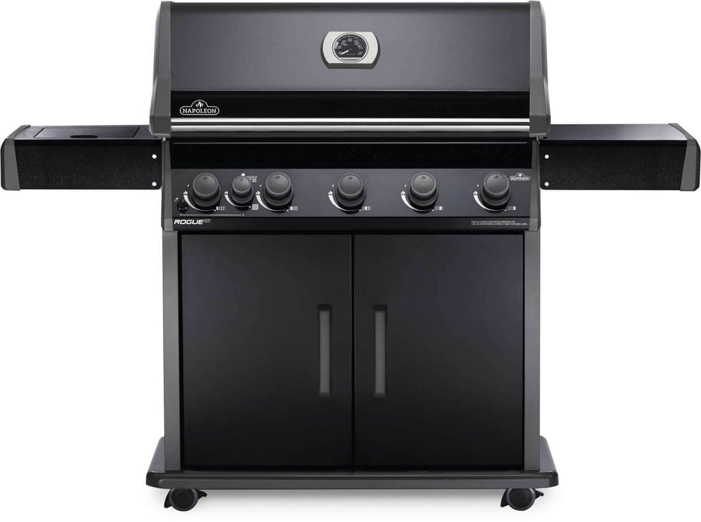 Rogue® XT 625 Propane Gas Grill with Infrared Side Burner, Black