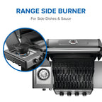 Freestyle™ 425 Propane Gas Grill with Range Side Burner, Graphite Grey