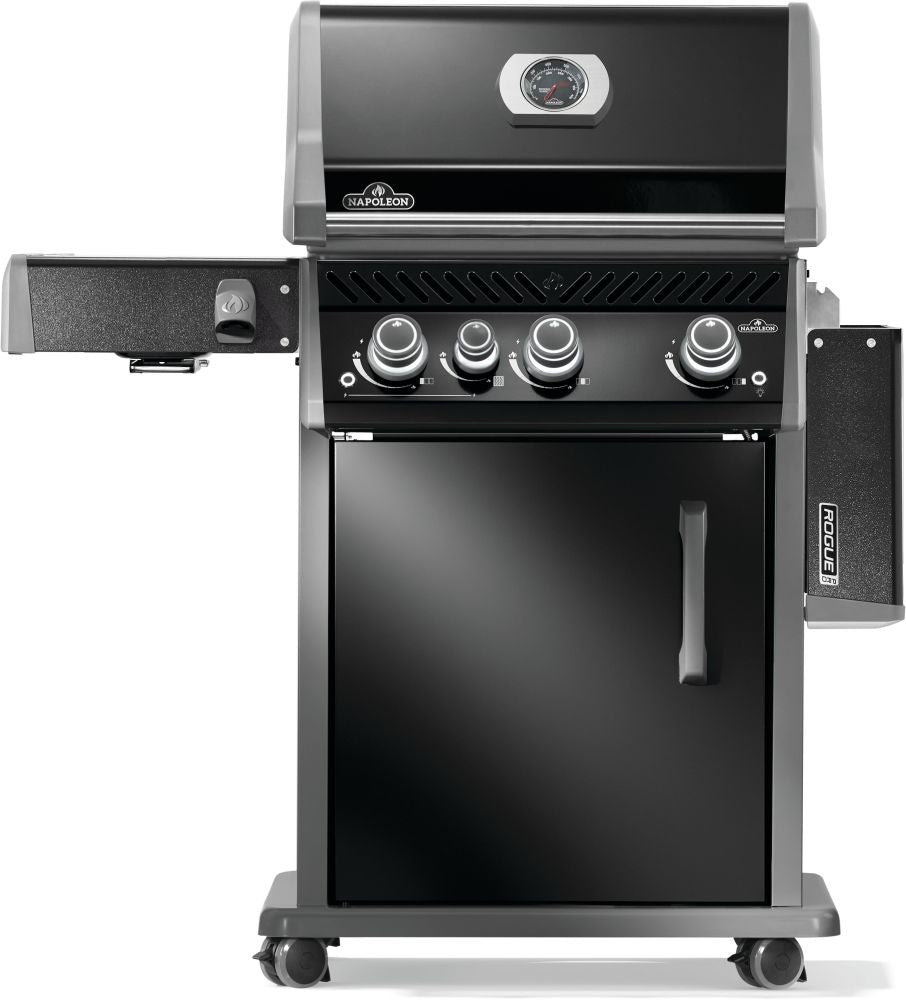 Rogue® PRO 425 Natural Gas Grill with Infrared Side Burner, Black