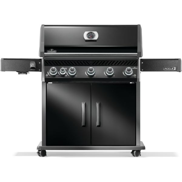 Rogue® PRO 625 Propane Gas Grill with Infrared Side Burner, Black