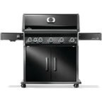 Rogue® PRO 625 Propane Gas Grill with Infrared Side Burner, Black