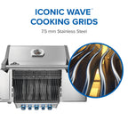 Rogue® PRO-S 425 Propane Gas Grill with Infrared Side and Rear Burners, Stainless Steel