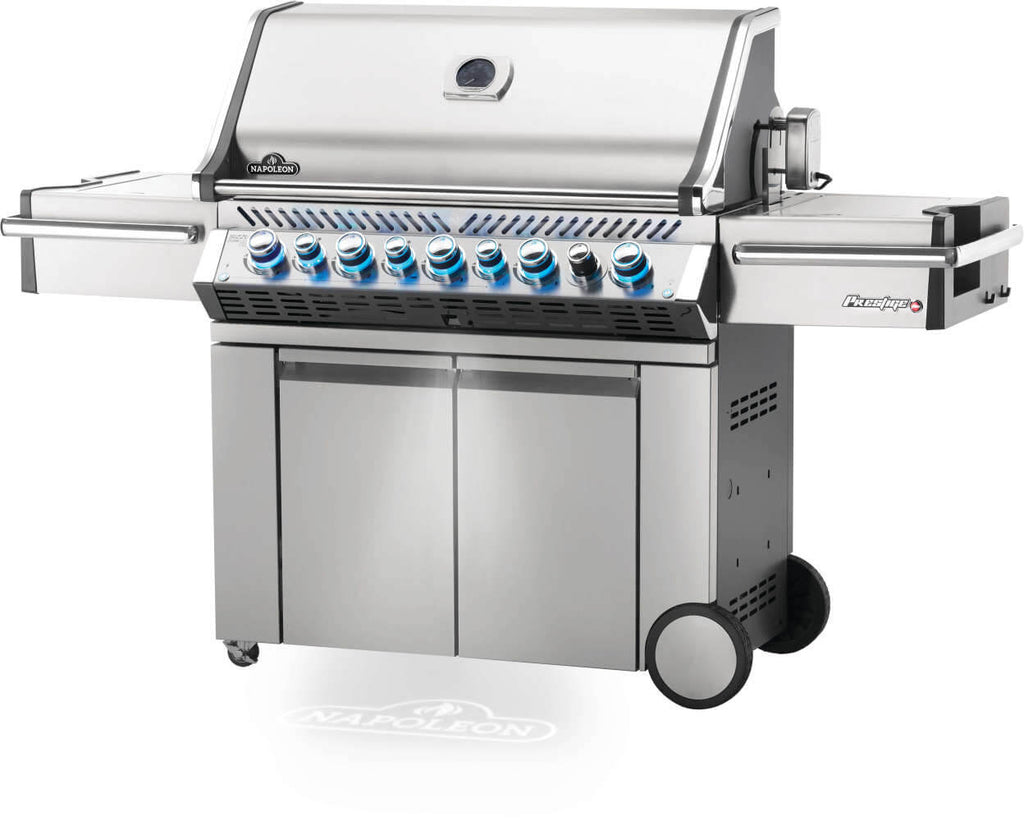 Prestige® PRO 665 Propane Gas Grill with Infrared Rear and Side Burners, Stainless Steel