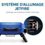 TravelQ™ 240 Portable Propane Gas Grill, Blue