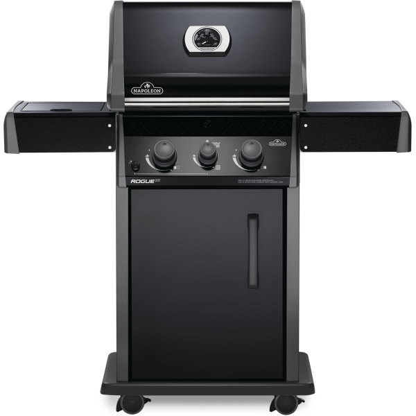 Rogue® XT 365 Propane Gas Grill with Infrared Side Burner, Black