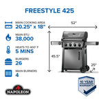 Freestyle™ 425 Natural Gas Grill, Graphite Grey