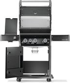 Rogue® PRO 425 Natural Gas Grill with Infrared Side Burner, Black