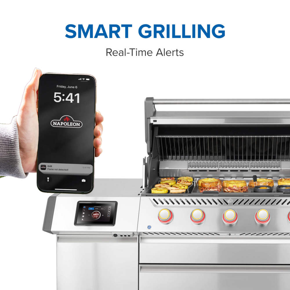Prestige® PRO 665 Elite Natural Gas Grill with Smart Technology & Electric Smoker Box
