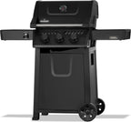 Rebel 3 Propane Gas Grill, Matte Black