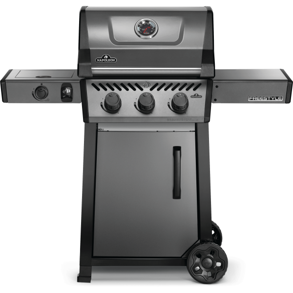 Freestyle™ 365 Propane Gas Grill with Range Side Burner, Graphite Grey