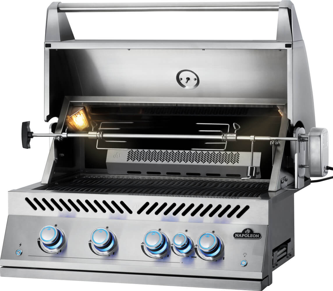 Built-In 700 Series 32" with Infrared Rear Burner Natural Gas, Stainless Steel