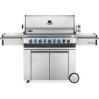 Prestige® PRO 665 Natural Gas Grill with Infrared Rear and Side Burners, Stainless Steel