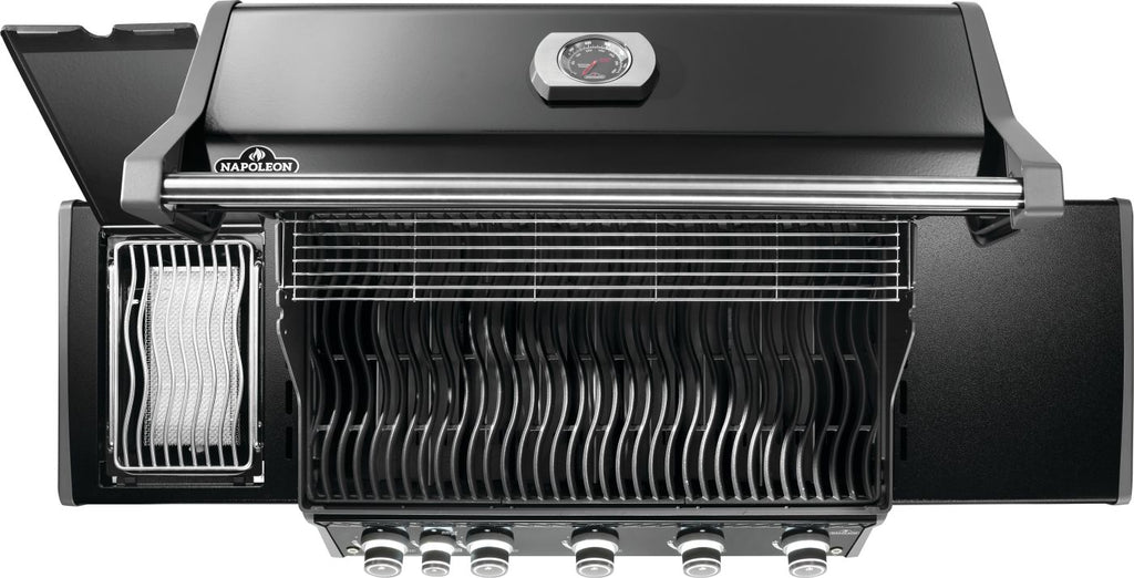 Rogue® PRO 625 Propane Gas Grill with Infrared Side Burner, Black