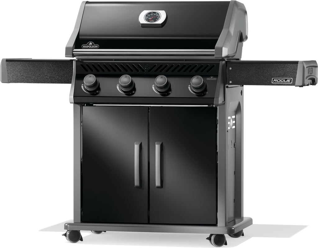 Rogue® 525 Natural Gas Grill, Black, Stainless Steel Grids
