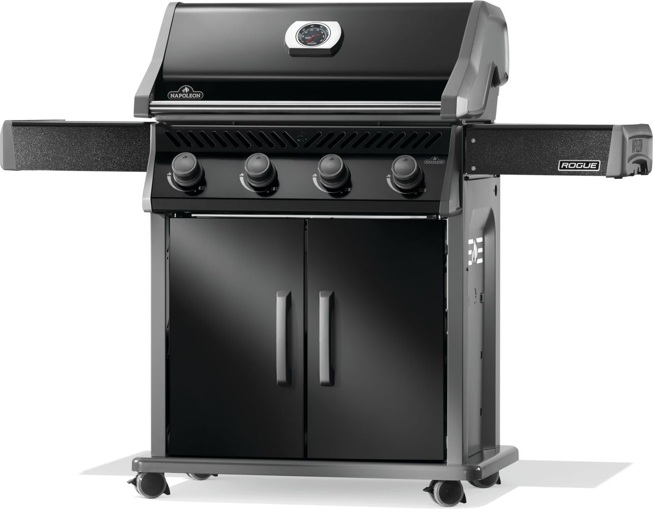 Rogue® 525 Natural Gas Grill, Black, Stainless Steel Grids