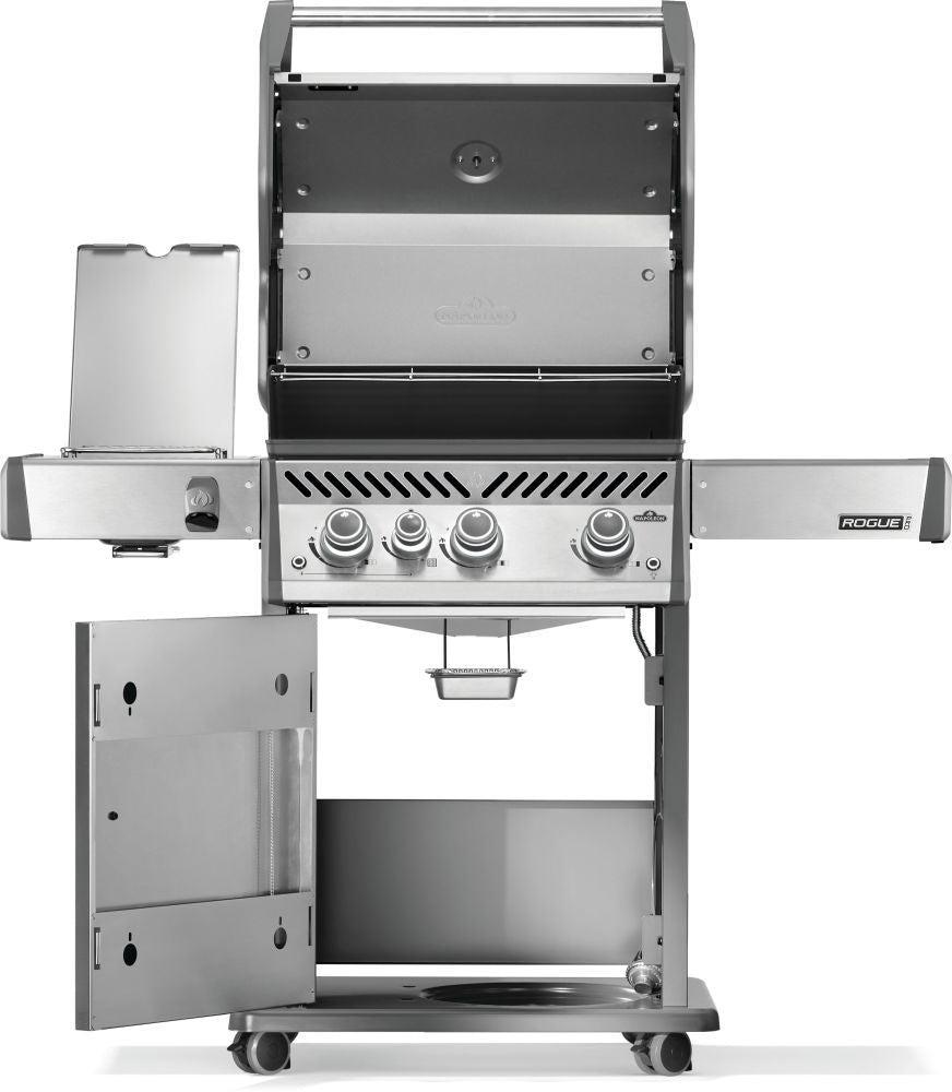 Rogue® PRO 425 Propane Gas Grill with Infrared Side Burner, Stainless Steel