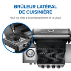 Freestyle™ 425 Propane Gas Grill with Range Side Burner, Graphite Grey