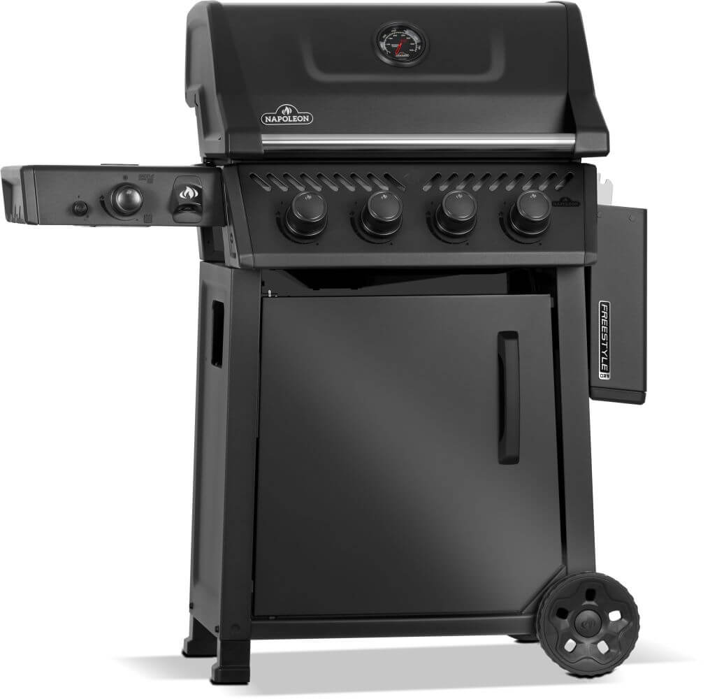 Freestyle™ PRO 425 Propane Gas Grill with Infrared Side Burner, Matte Black