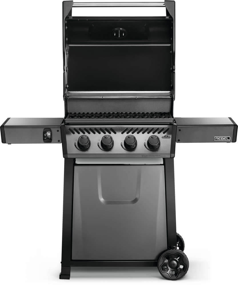 Rebel 4 Natural Gas Grill, Graphite Grey